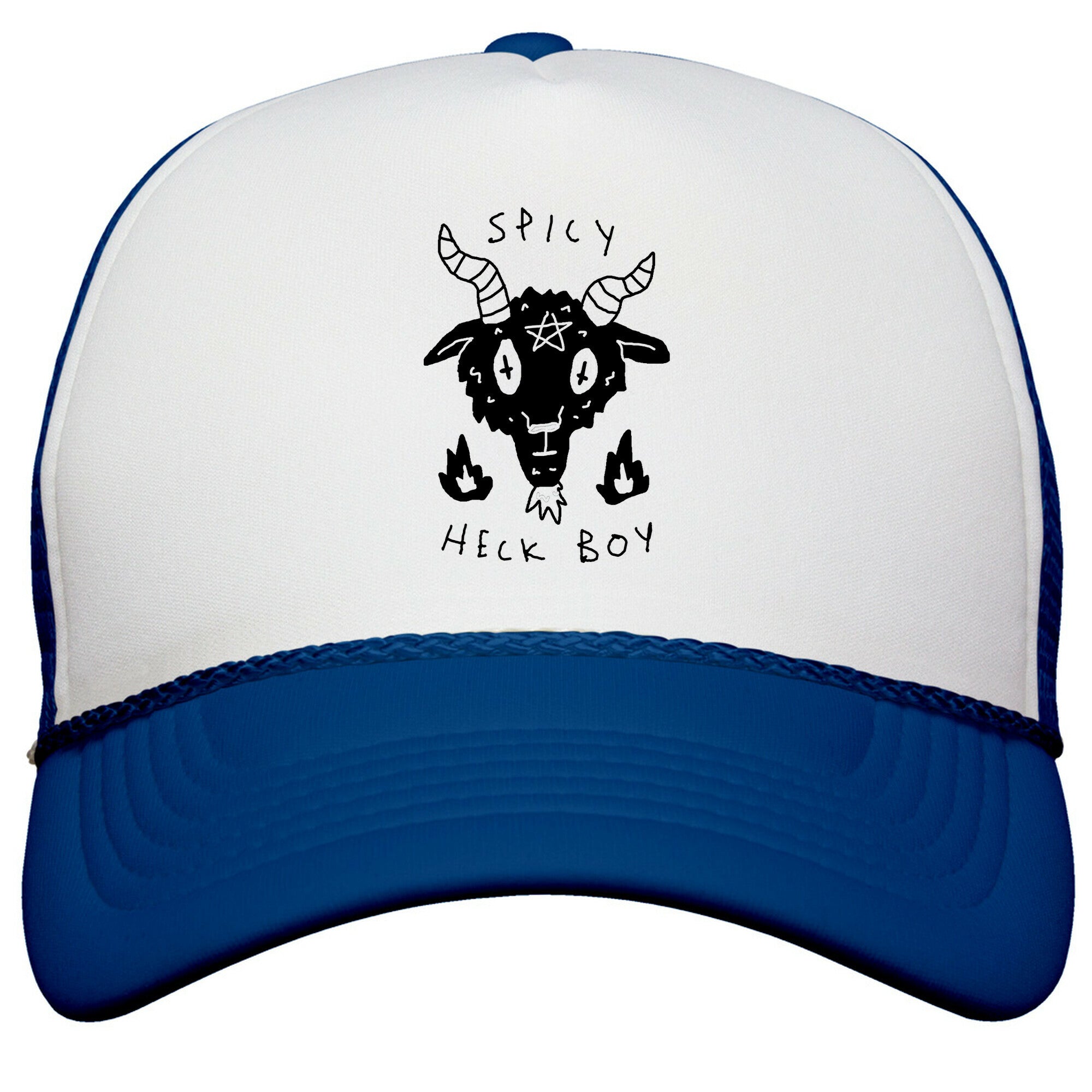 Spicy Heck Boy Satan Snapback Trucker Hat